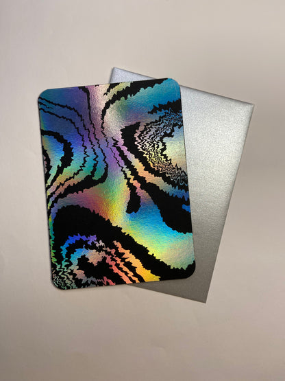 Fuzzy Liquid -  Carte de voeux estampée