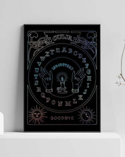 Dotwork Ouija - Impression estampée