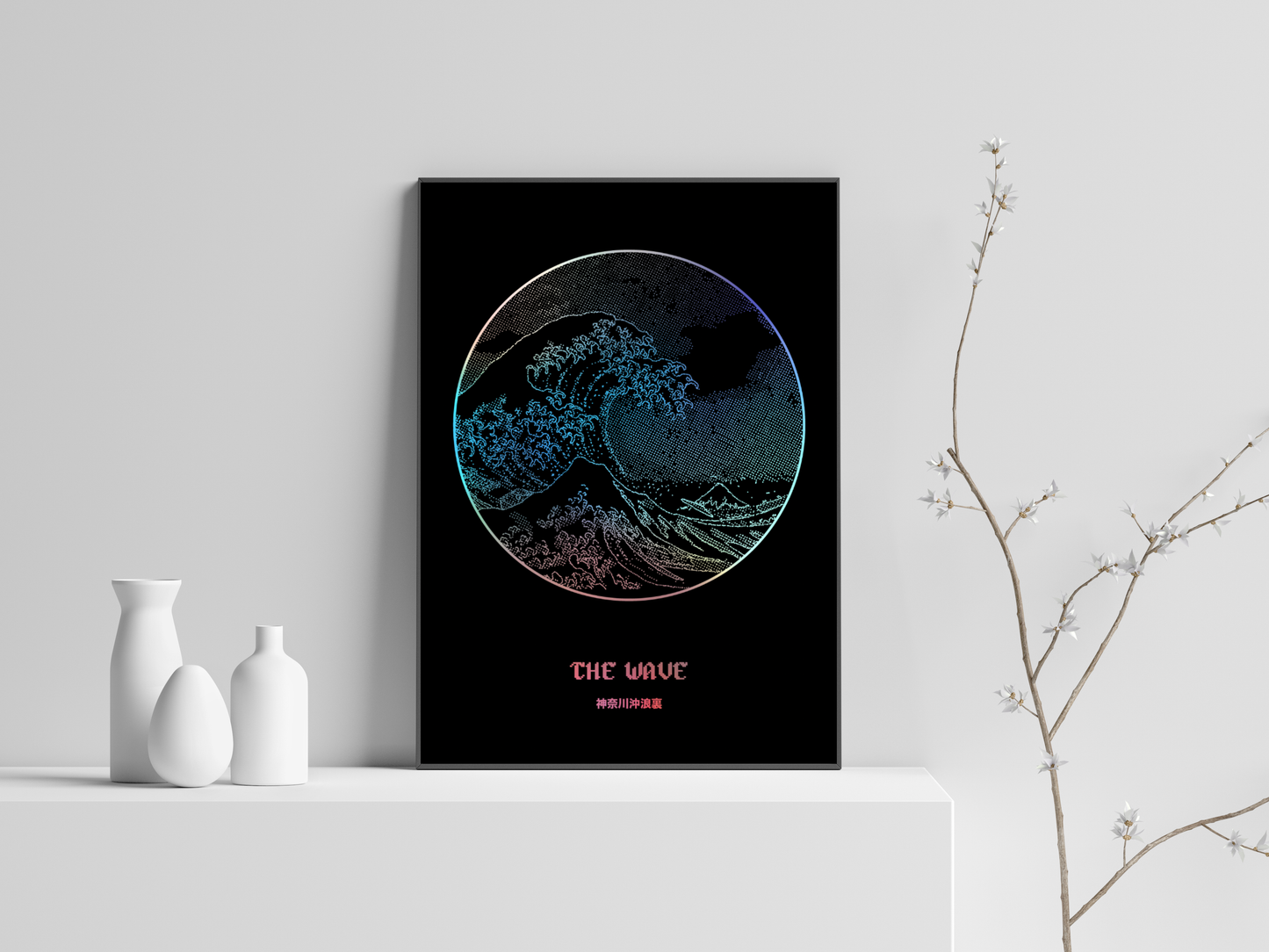 The wave - Impression estampée
