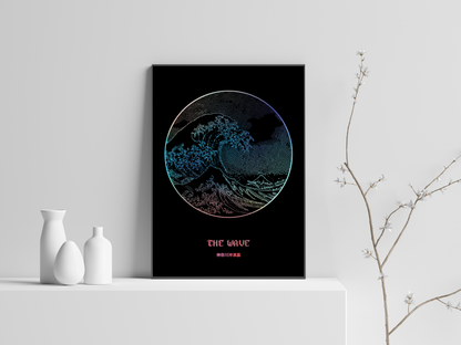 The wave - Impression estampée