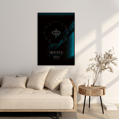 Universal cult - Minimalistic Space Poster Print