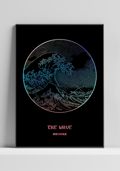 The wave - Impression estampée