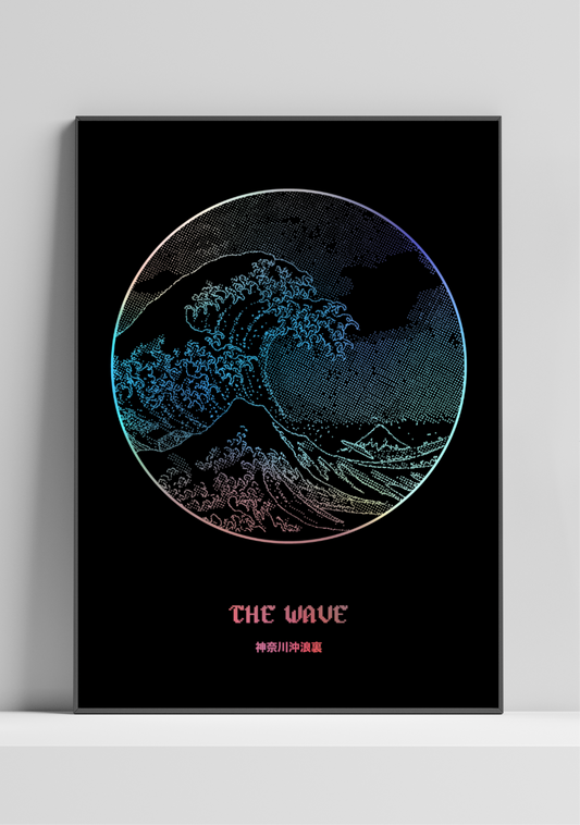 The wave - Impression estampée