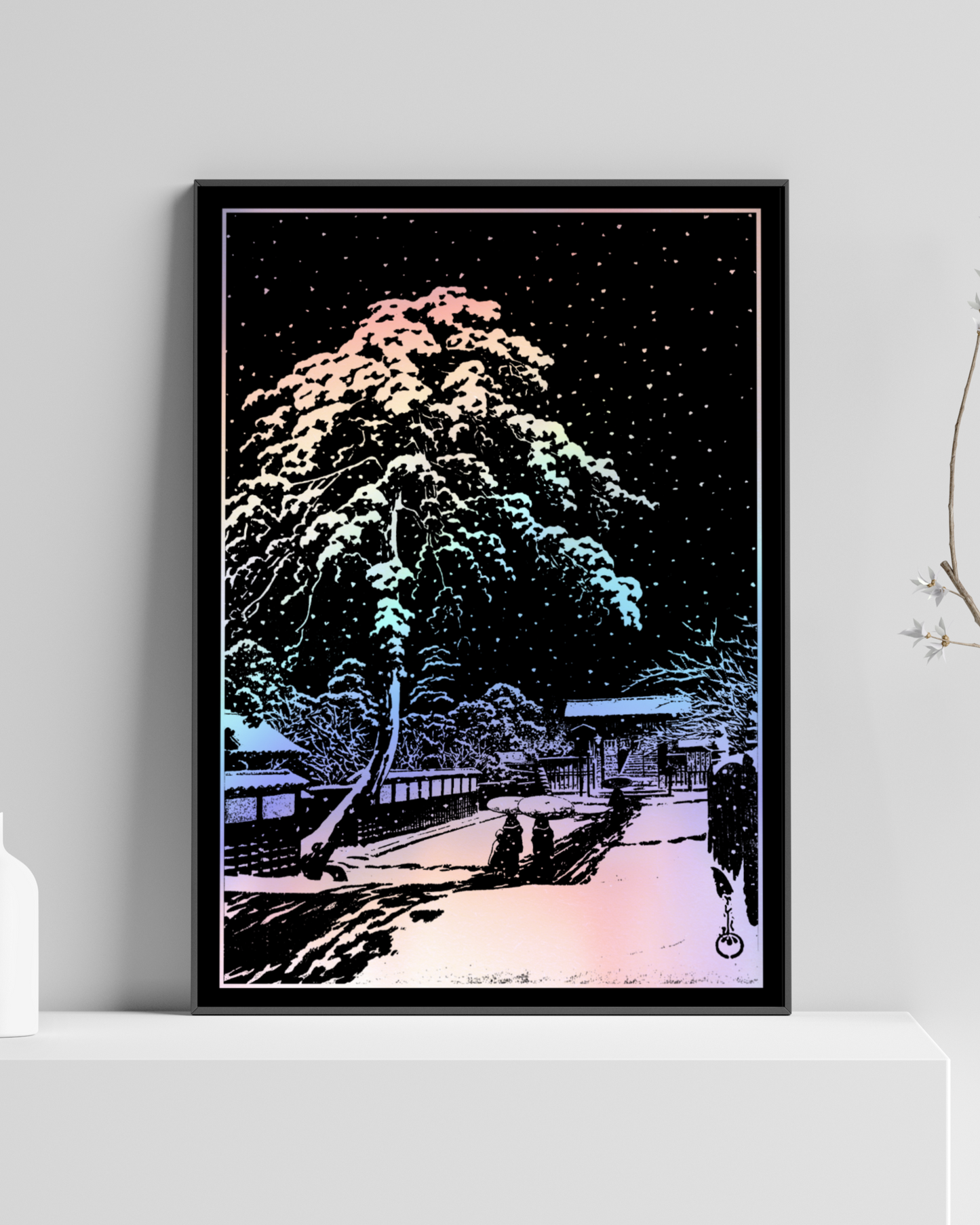 Collection d'Estampes d'Hiver - Mini Prints Argentées format A5