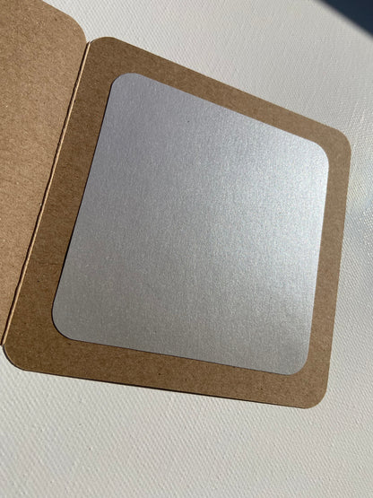 Cartes de vœux carrées - Motif moucharabieh