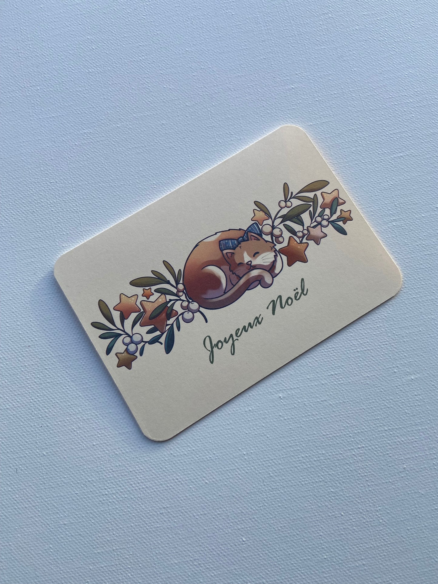 Collection de 4 cartes de Noël  illustrées