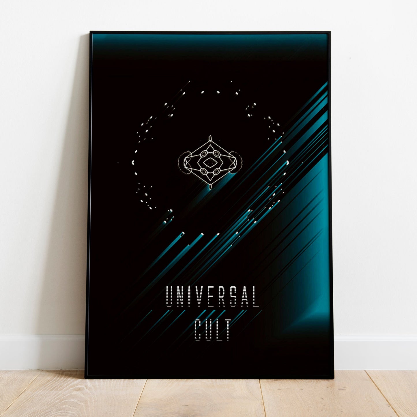 Universal cult - Minimalistic Space Poster Print