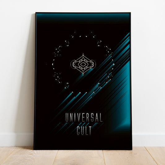 Universal cult - Minimalistic Space Poster Print