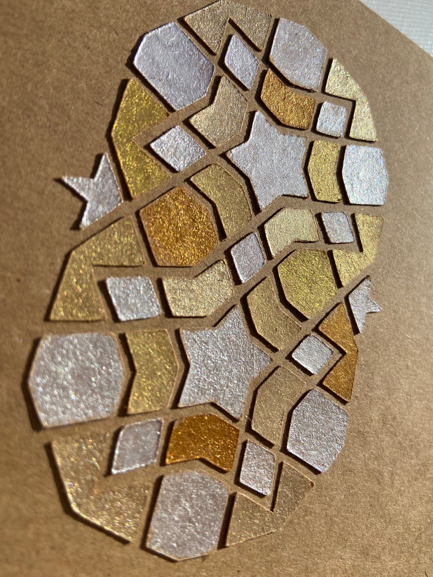 Cartes de vœux carrées - Motif moucharabieh