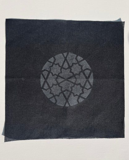 Kit Broderie - Motif moucharabieh rond