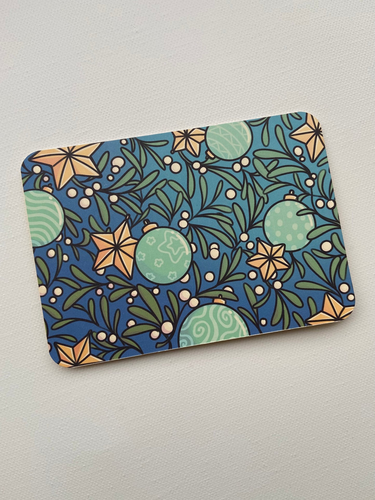 Collection de 4 cartes de vœux illustrées
