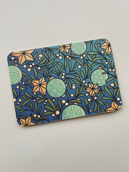 Collection de 4 cartes de vœux illustrées