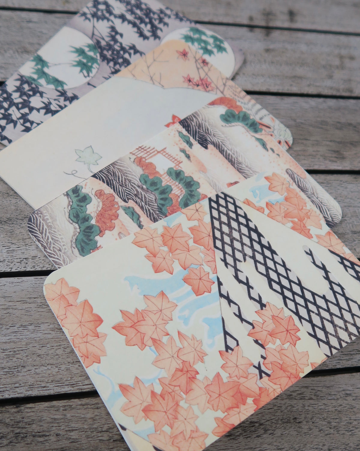 Collection Momiji 紅葉 - Cartes d'automne illustrées