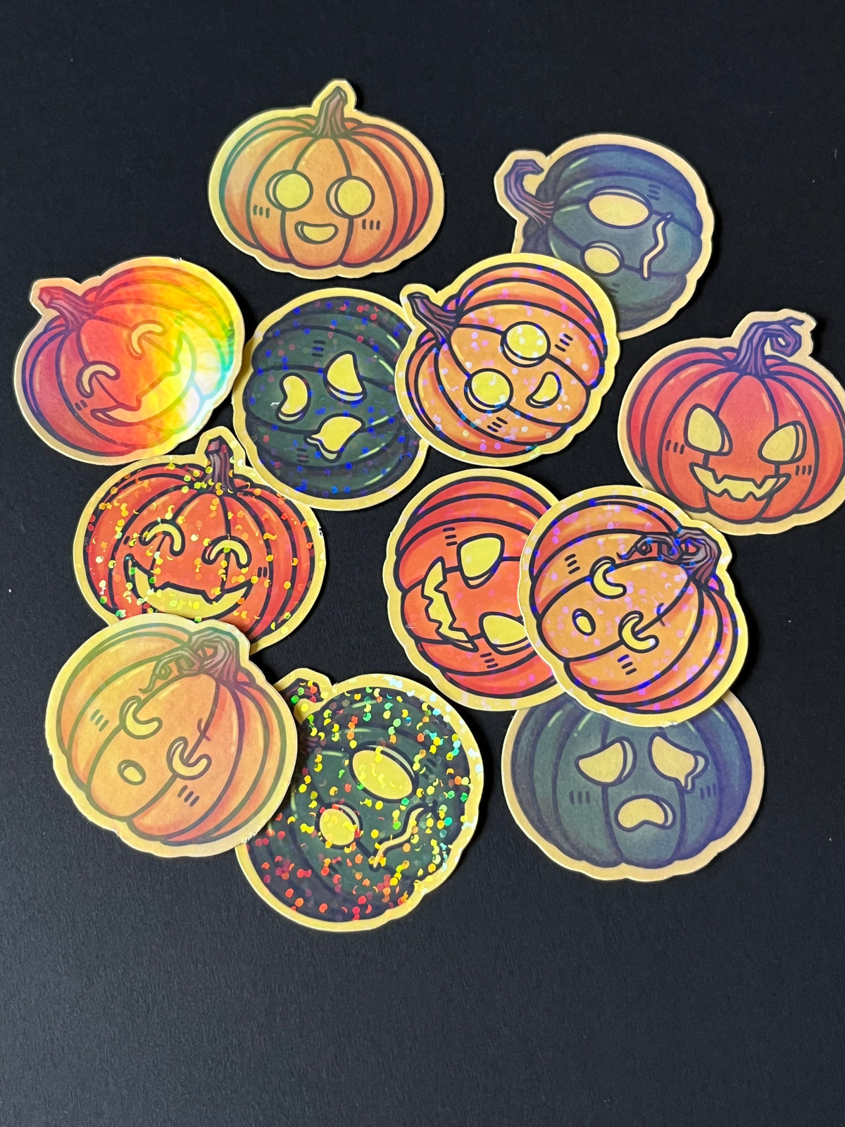 Lot de 10 stickers Halloween – Designs originaux