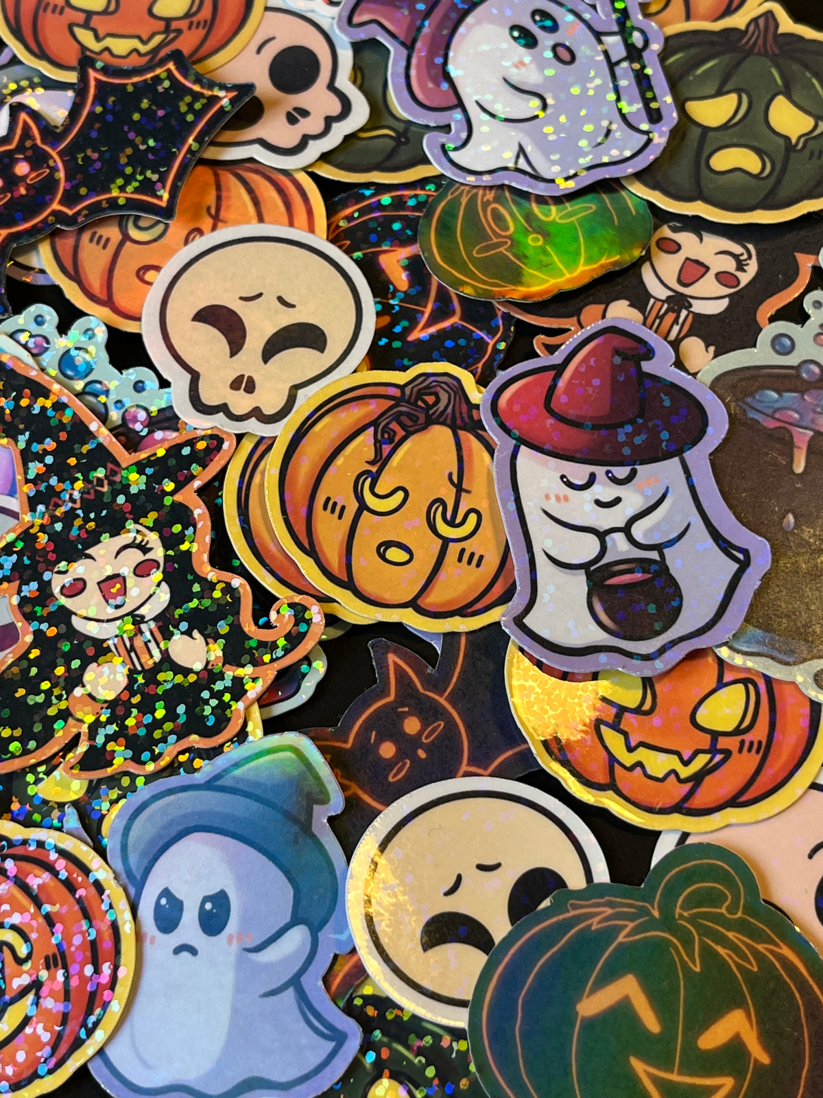 Lot de 10 stickers Halloween – Designs originaux