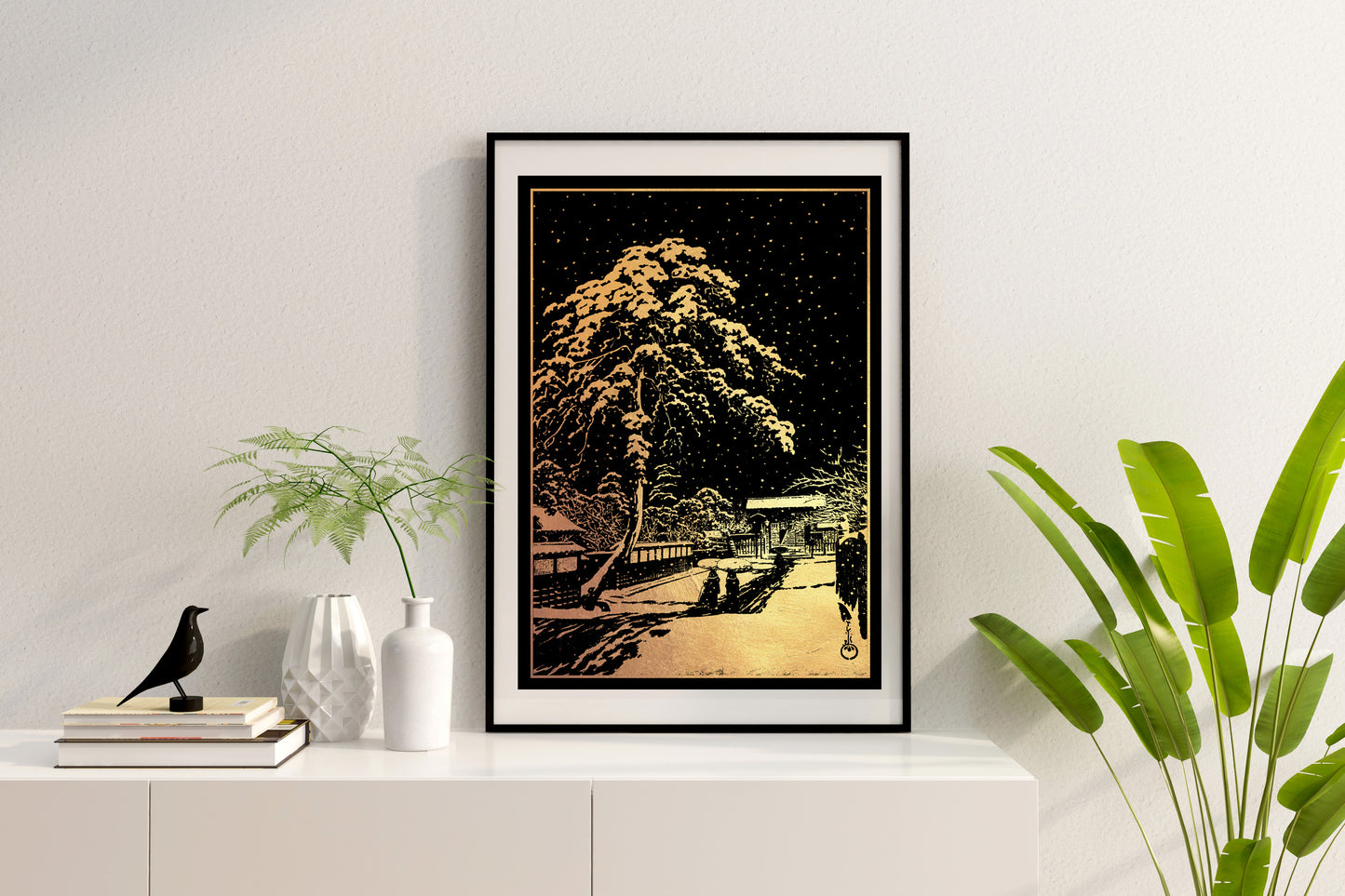 Ikegami Honmoji - Kawase Hasui - Impression estampée