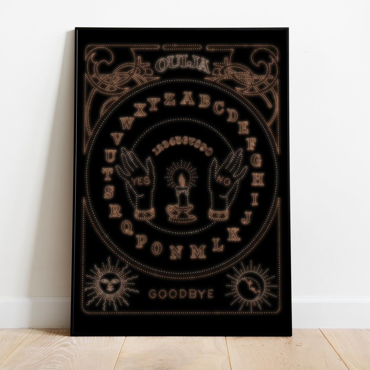 Dotwork Ouija board - Poster Print