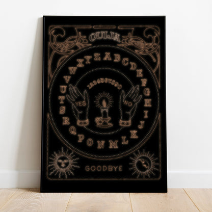 Dotwork Ouija board - Poster Print