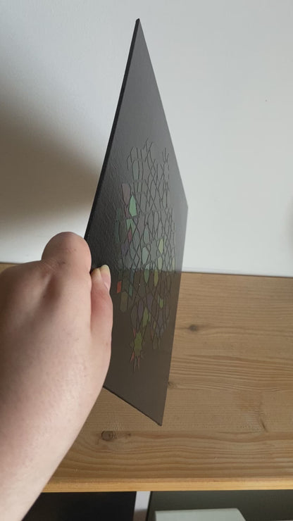 Nūr² - Tableau lumineux  (Œuvre originale)