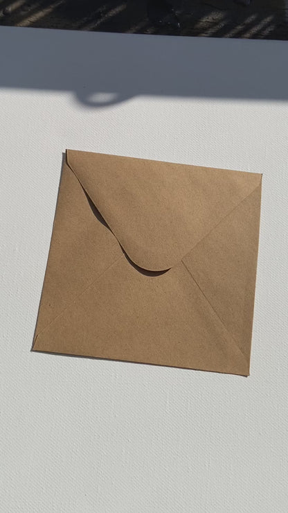 Cartes de vœux carrées - Motif moucharabieh