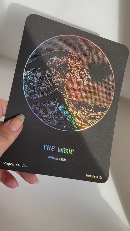 The wave - Impression estampée