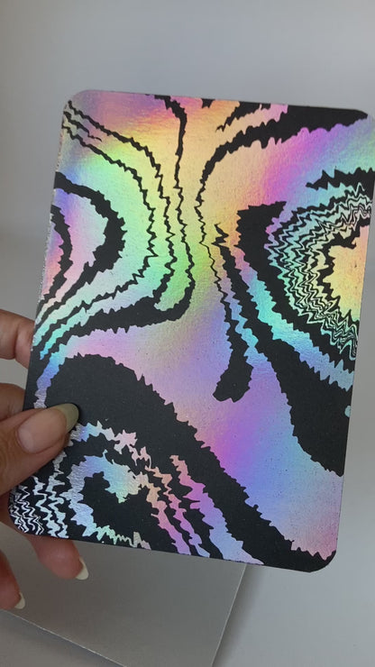 Fuzzy Liquid -  Carte de voeux estampée